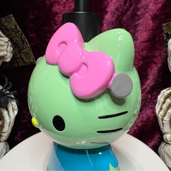 Halloween Spooky Season Sanrio Hello Kitty Frankenstein Monster Soap Dispenser - Picture 8 of 12